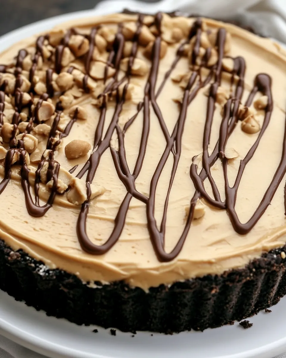Classic No-Bake Creamy Peanut Butter Pie recipe photo