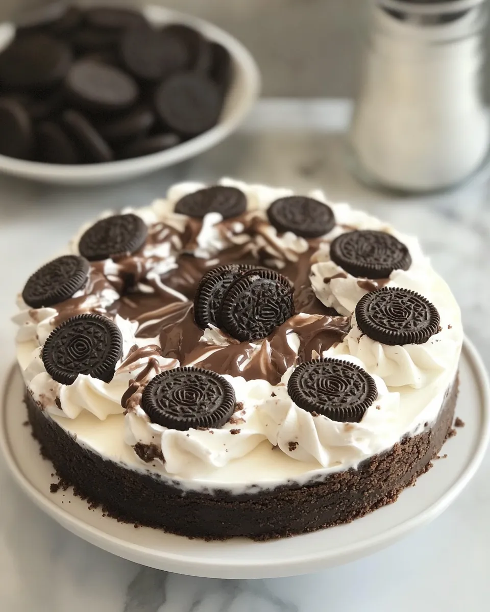 Easy No-Bake Oreo Cheesecake photo