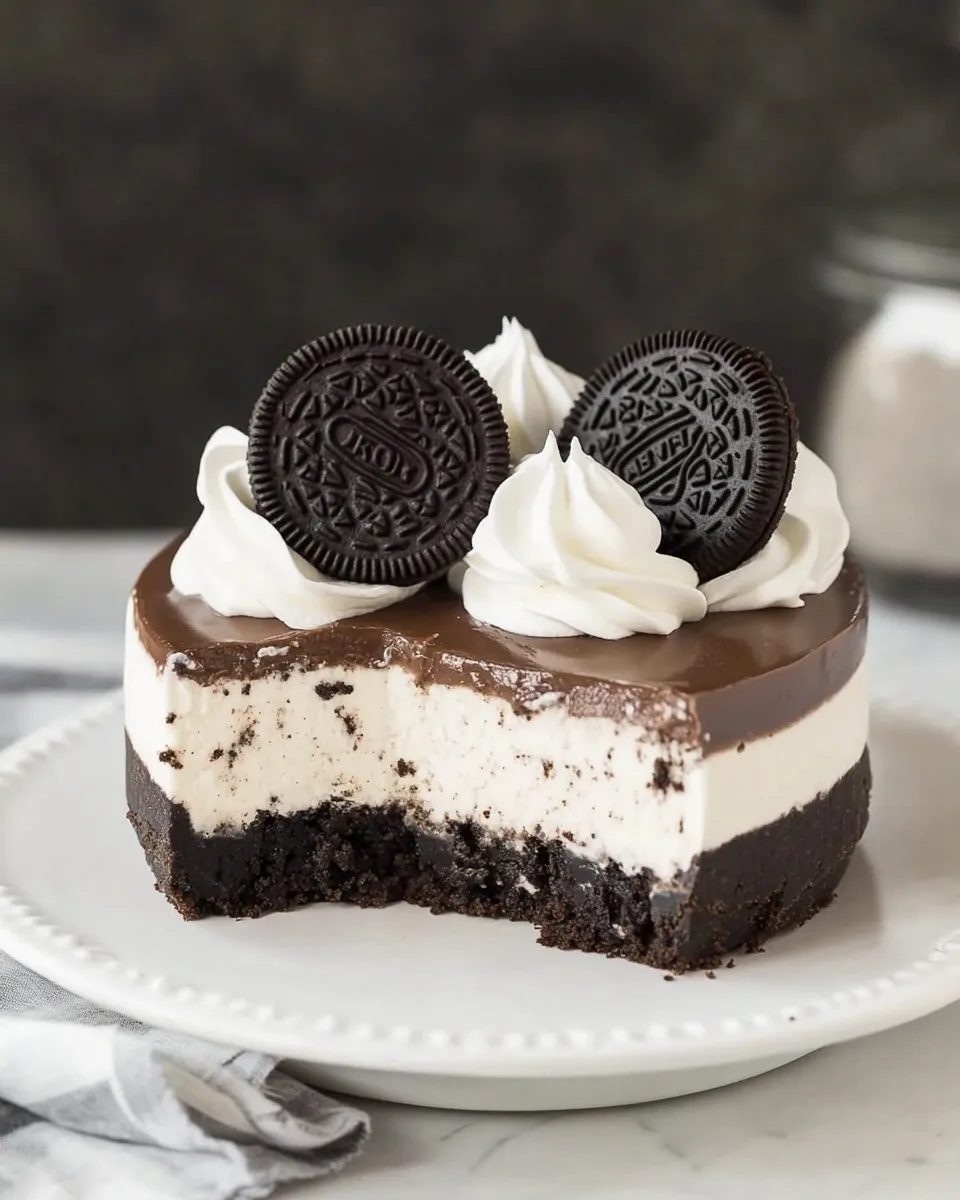 Delicious No-Bake Oreo Cheesecake image