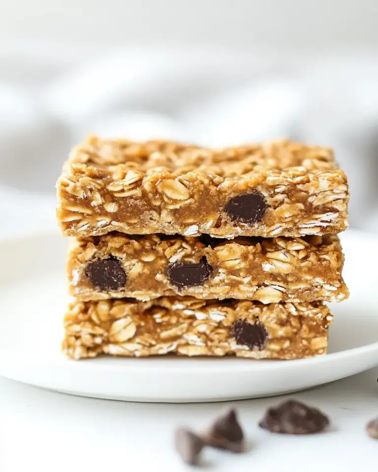 Homemade No-Bake Peanut Butter Oatmeal Bars photo
