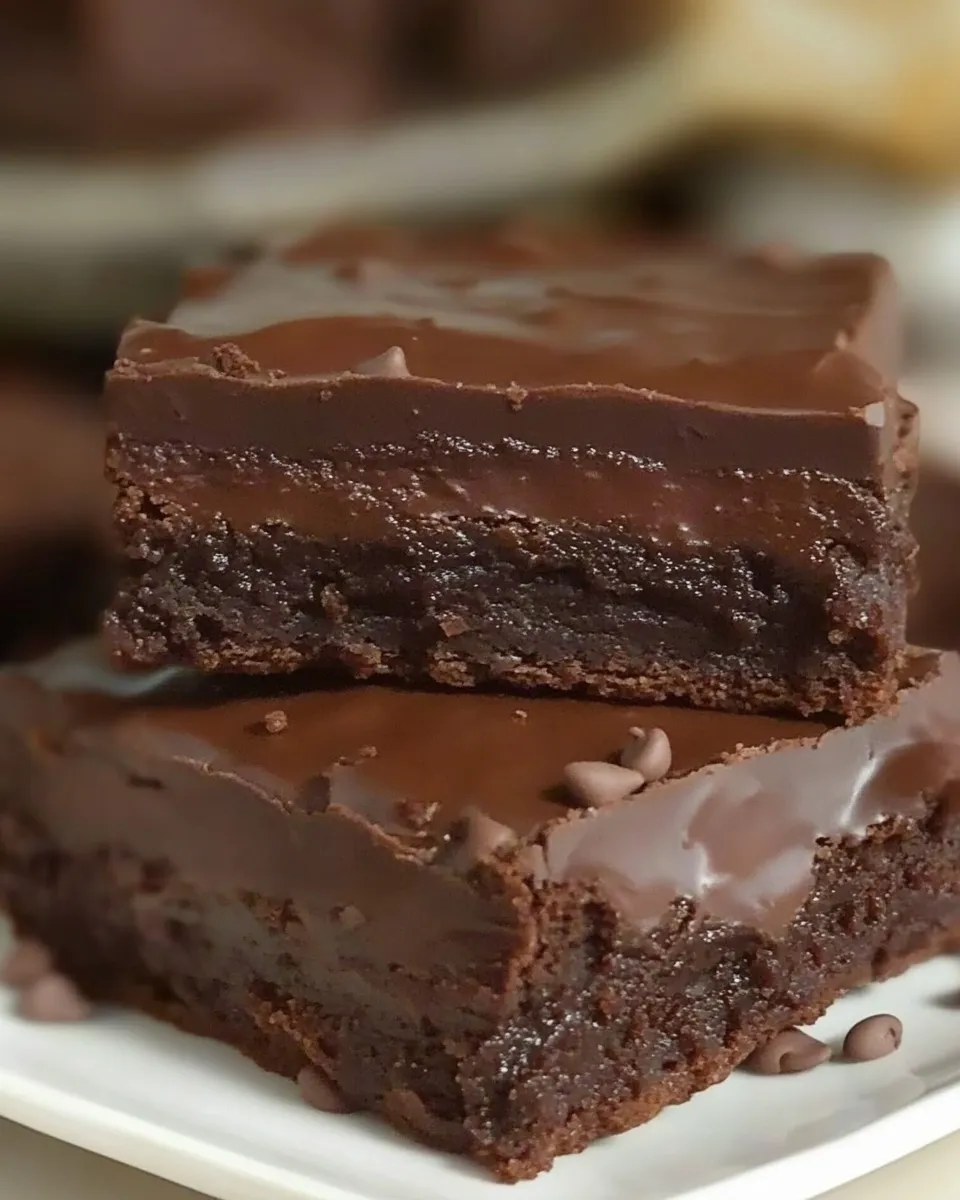 Delicious No Bake Brownies recipe photo