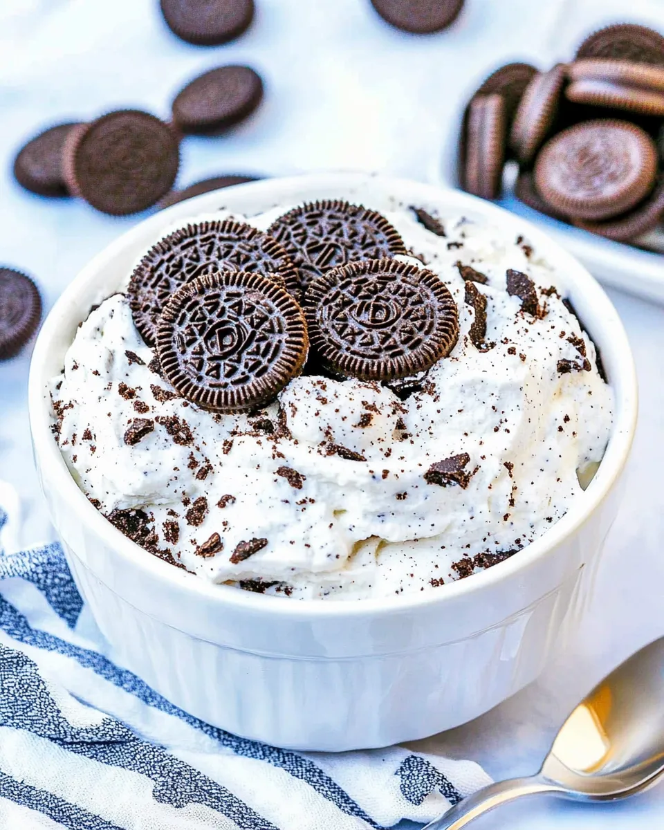 Classic No Bake Oreo Fluff Recipe shot