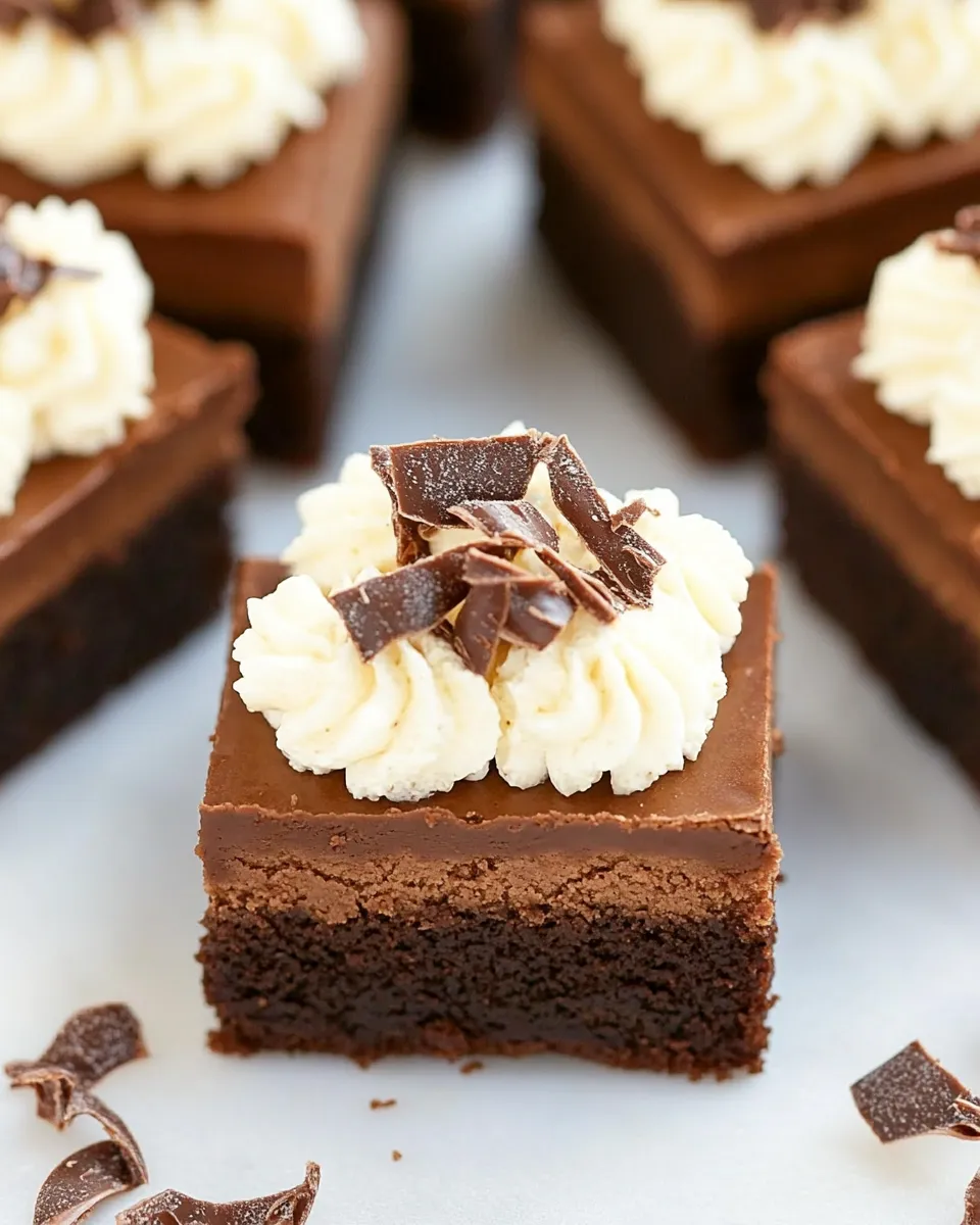 Tasty Nutella Cheesecake Brownie Bites shot