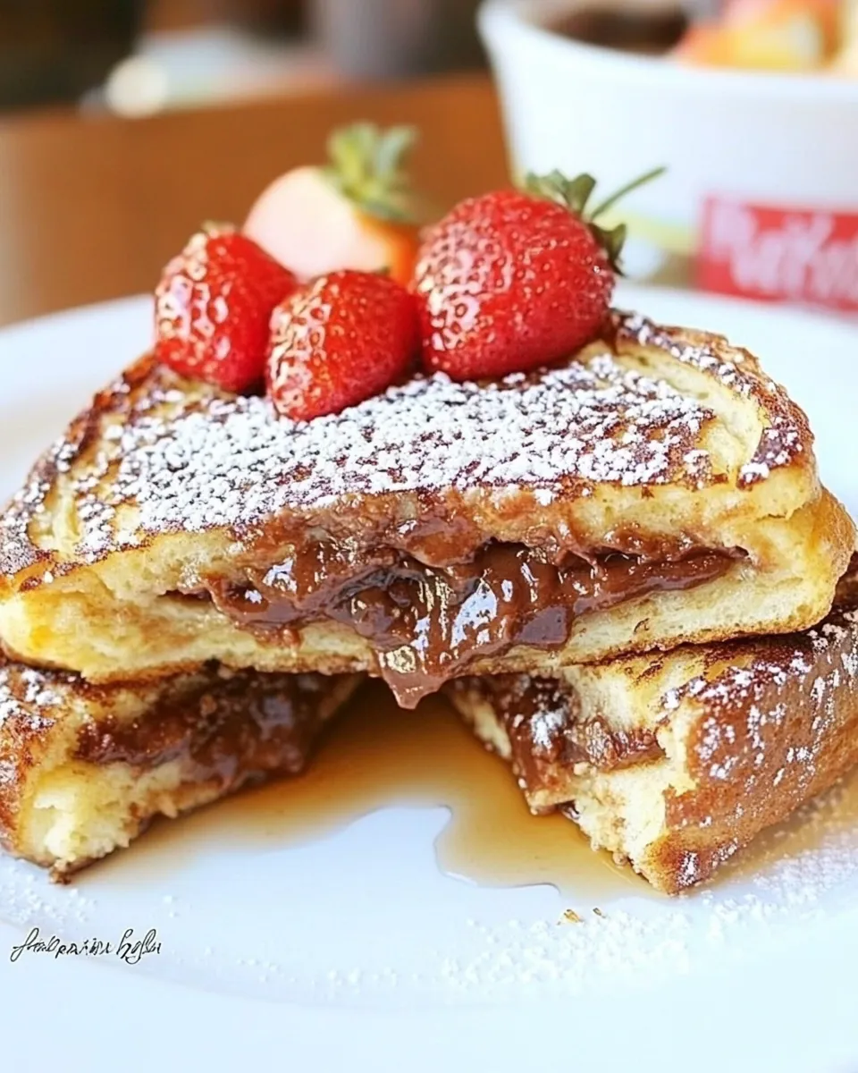 Easy Nutella Stuffed French Toast recipe photo