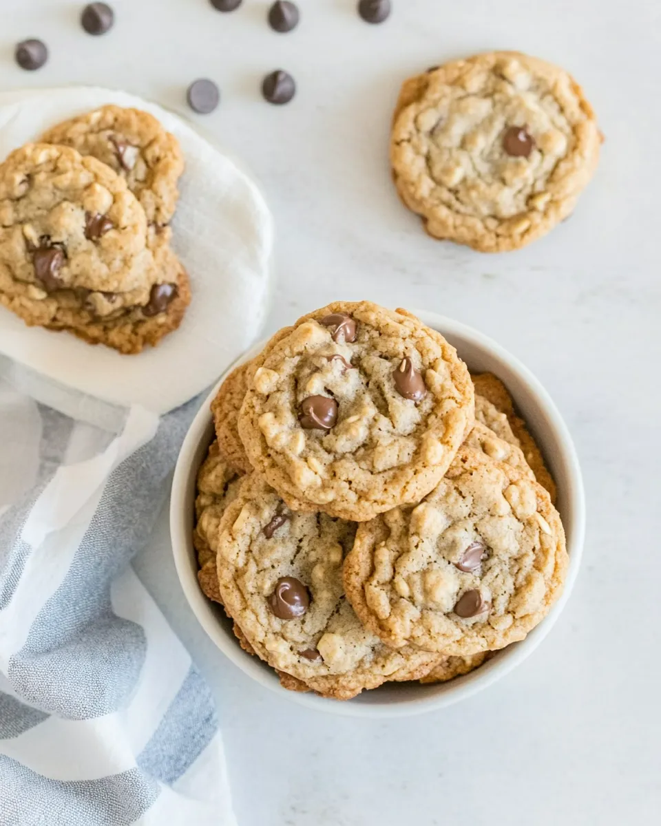 Classic Oatmeal Chocolate Chip Cookies (Oatmeal Doozies) image