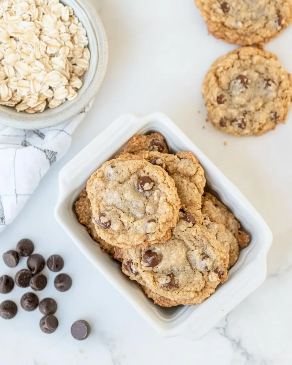Delicious Oatmeal Chocolate Chip Cookies (Oatmeal Doozies) shot
