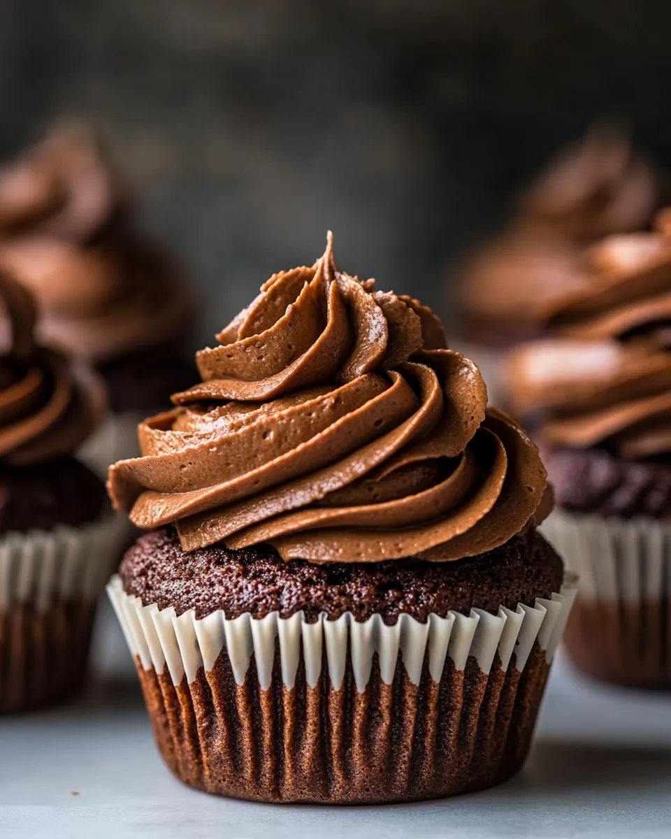 Homemade One-Bowl Chocolate Cupcakes photo