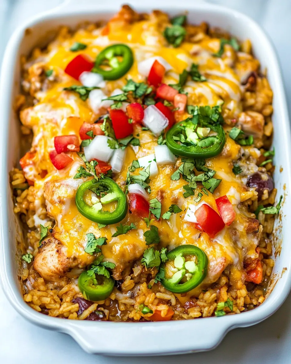 Savory One-Pan Mexican Chicken and Rice dish photo