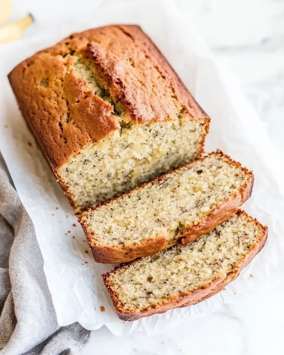 Homemade One Bowl Banana Bread recipe photo