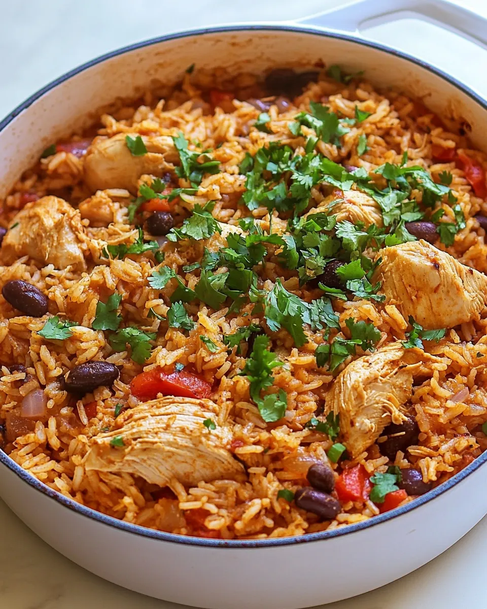 Easy One Pot Mexican Chicken & Rice photo