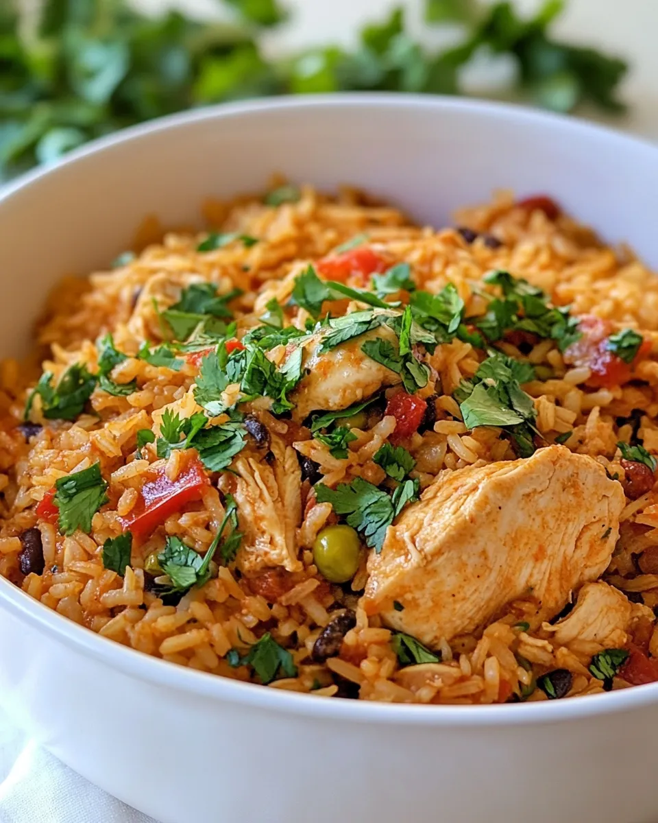 Quick One Pot Mexican Chicken & Rice recipe photo