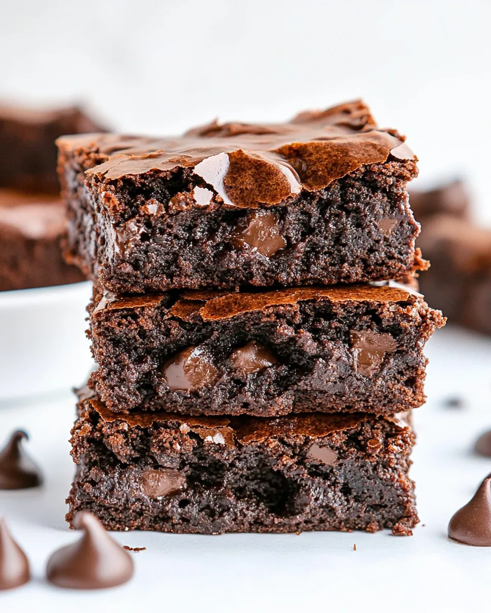 Homemade Ooey Gooey Brownies photo