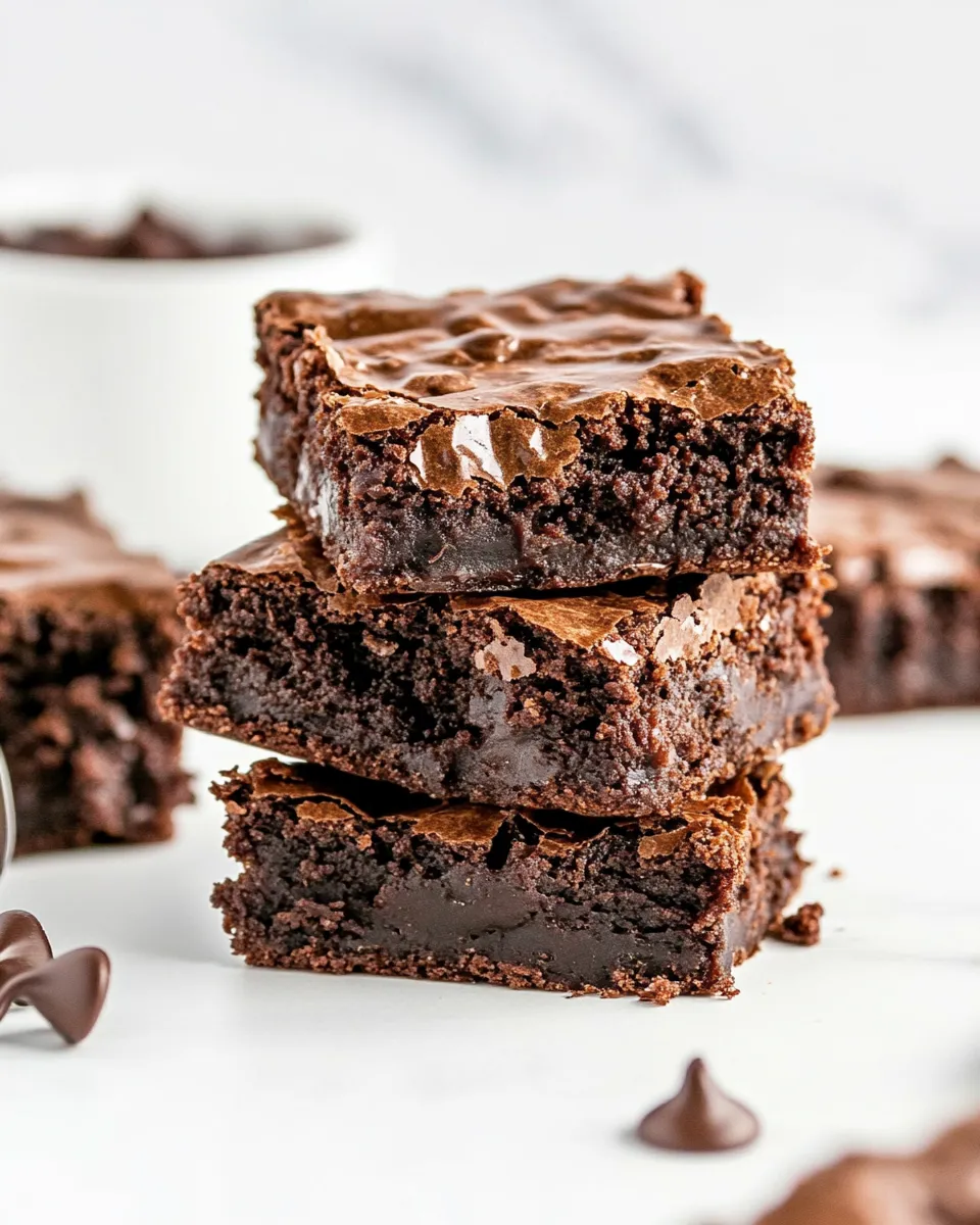 Easy Ooey Gooey Brownies recipe photo