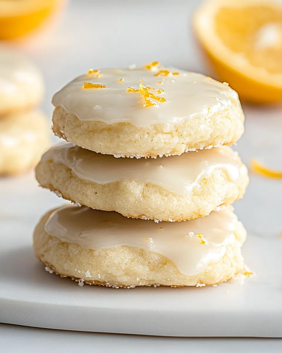 Delicious Orange Cookies with Sweet Orange Glaze shot
