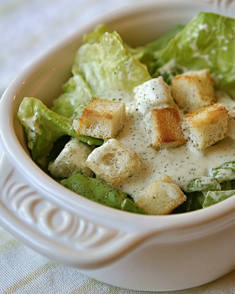 Delicious Outback Steakhouse Caesar Salad Dressing Recipe (Perfect Copycat!) shot