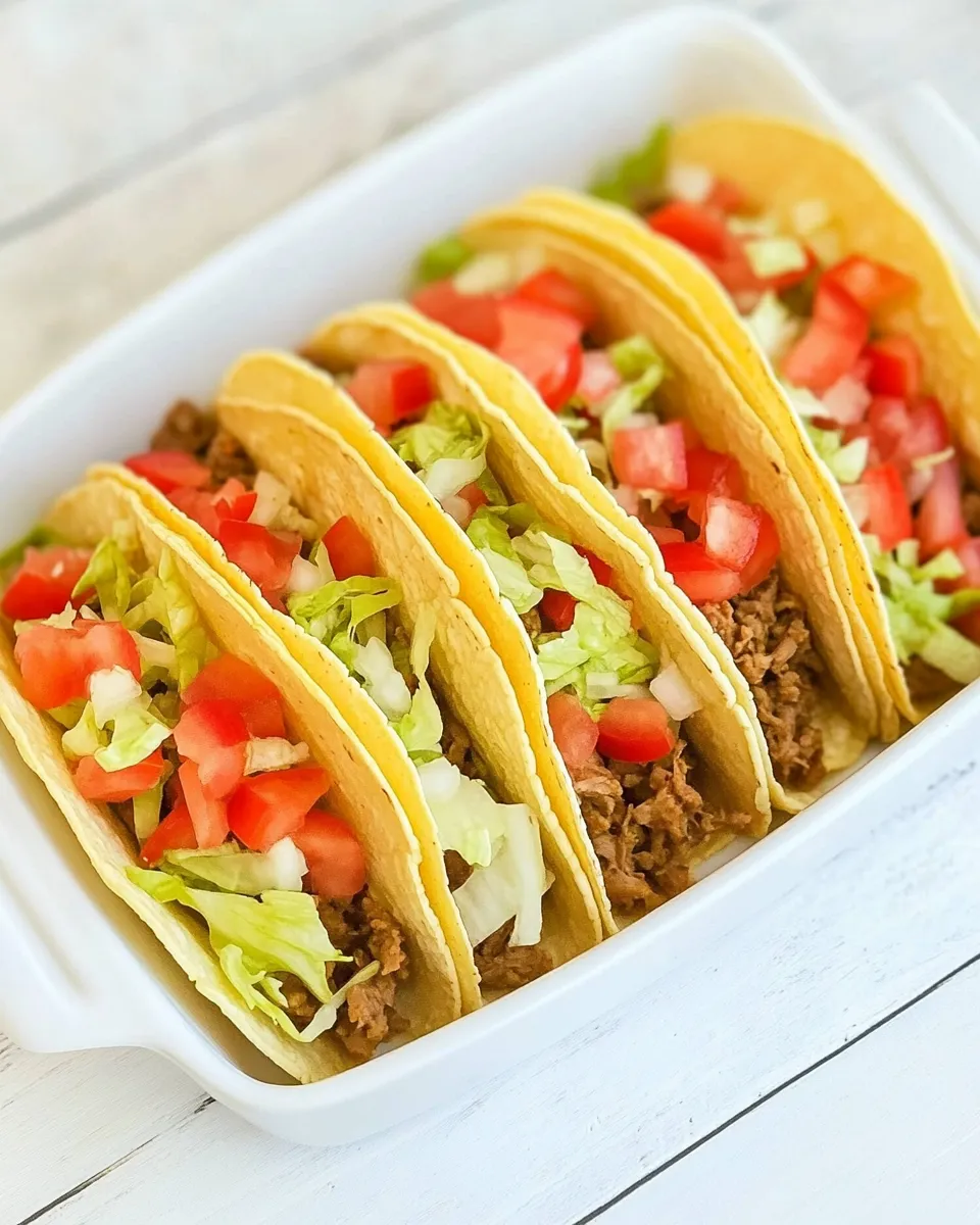 Classic Oven Baked Beef Tacos image