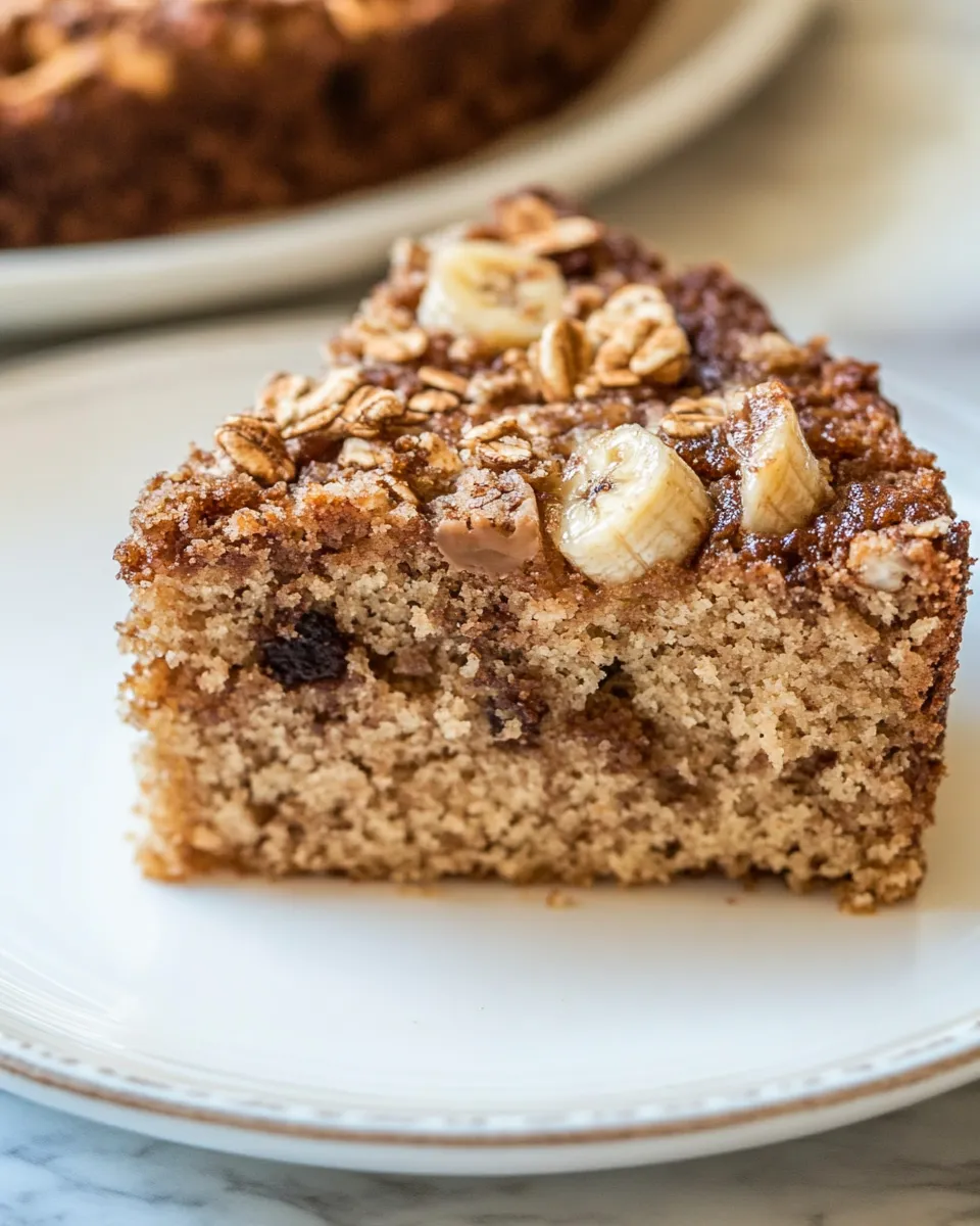 Homemade Paleo Banana Coffee Cake photo