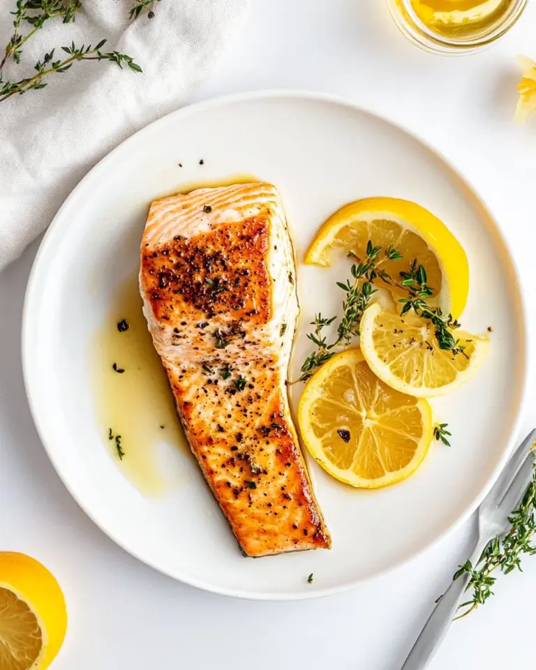 Homemade Pan Seared Salmon photo
