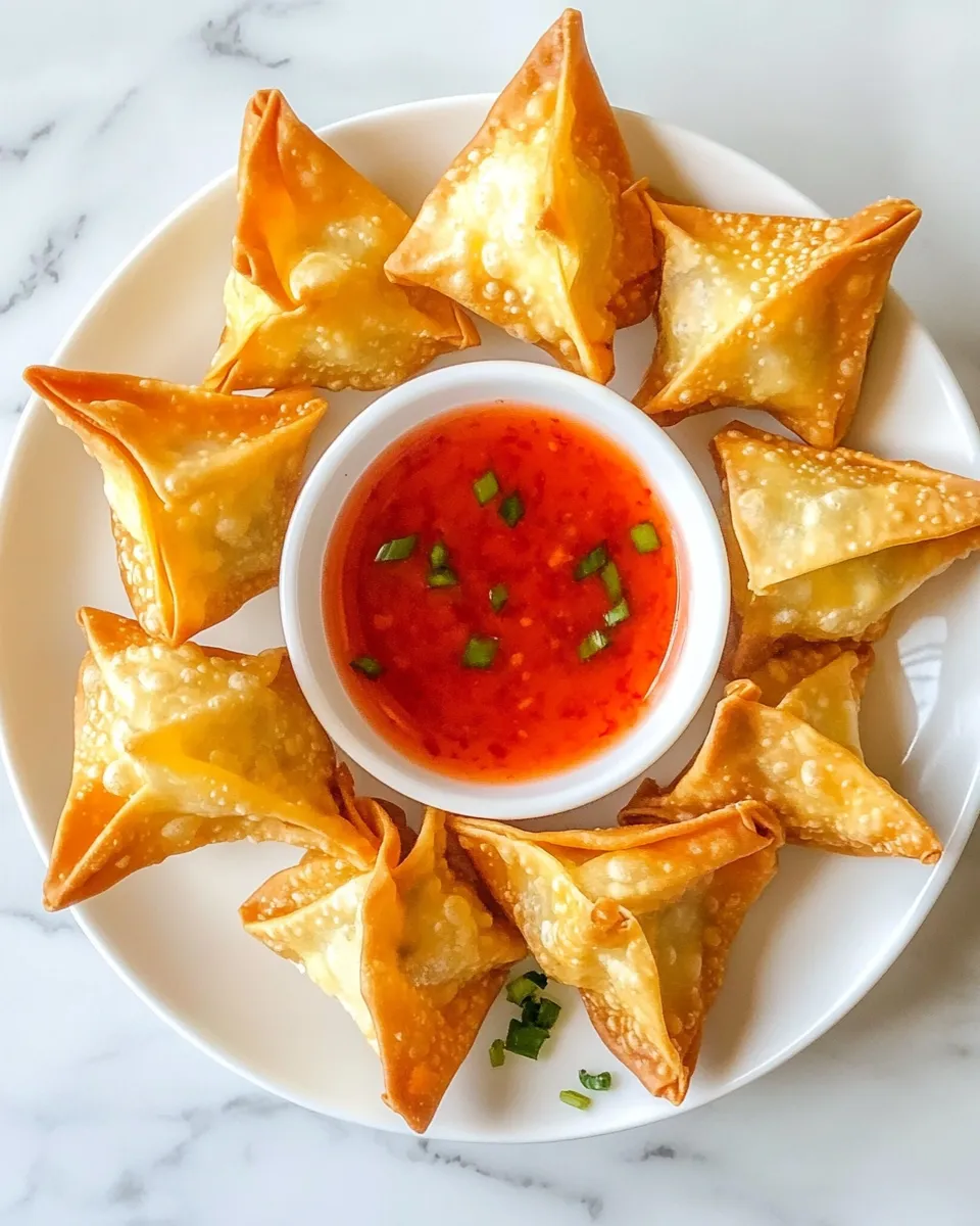 Homemade Panda Express Cream Cheese Rangoon Recipe photo