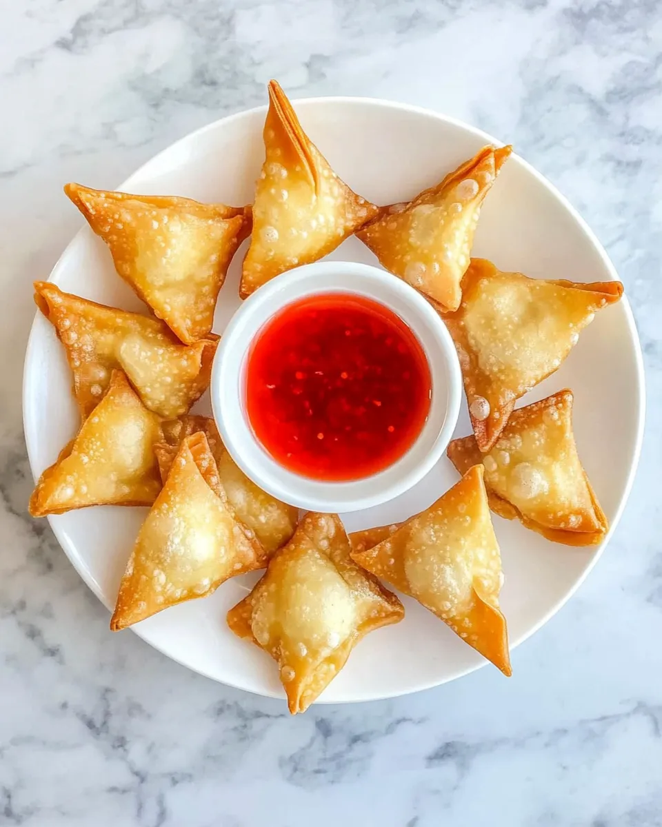 Easy Panda Express Cream Cheese Rangoon Recipe shot