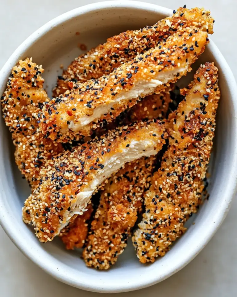 Homemade Panko Sesame Chicken Tenders photo