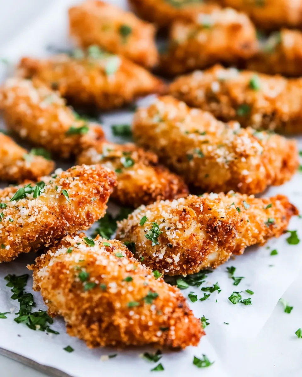 Homemade Parmesan Chicken Strips photo