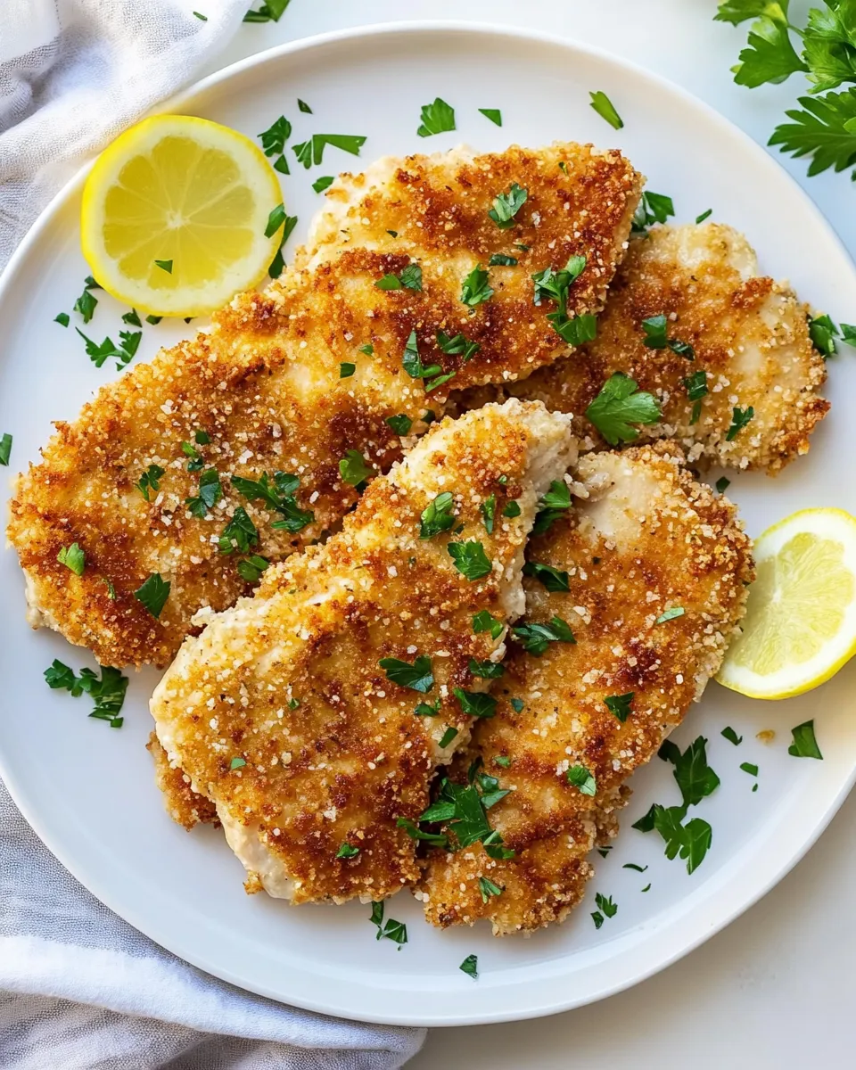 Delicious Parmesan Crusted Chicken shot