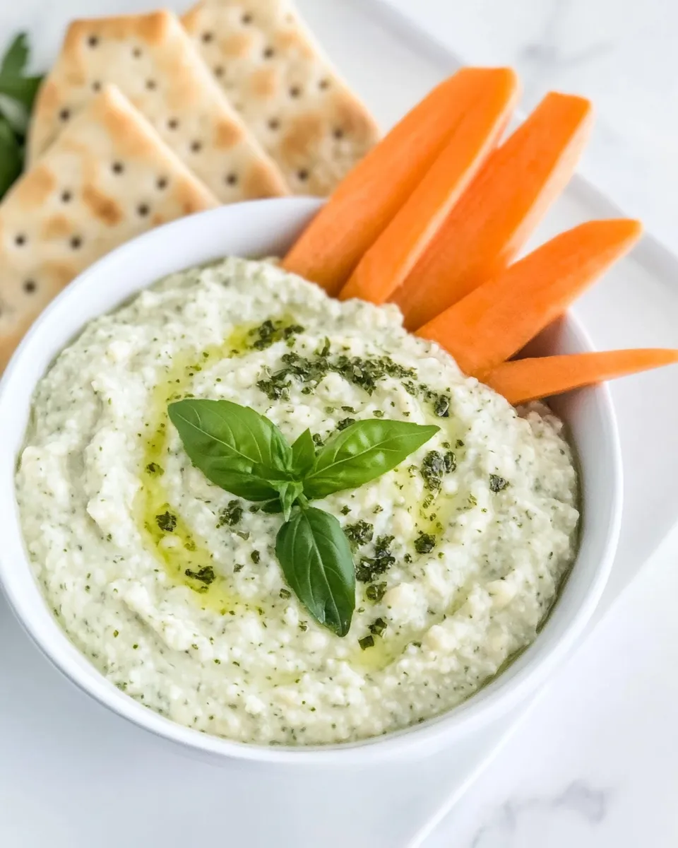 Homemade Parmesan White Bean Dip photo