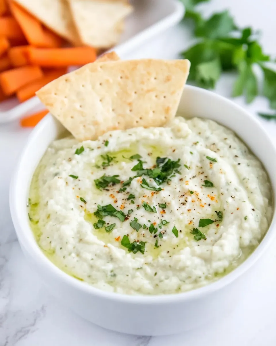 Easy Parmesan White Bean Dip recipe photo