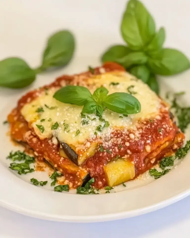 Homemade Parmigiana di Melanzane - Eggplant Parmigiana photo
