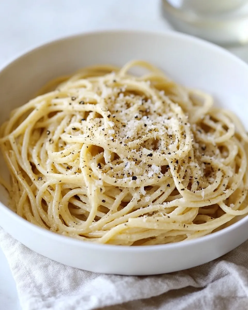 Easy Pasta Cacio e Pepe recipe photo