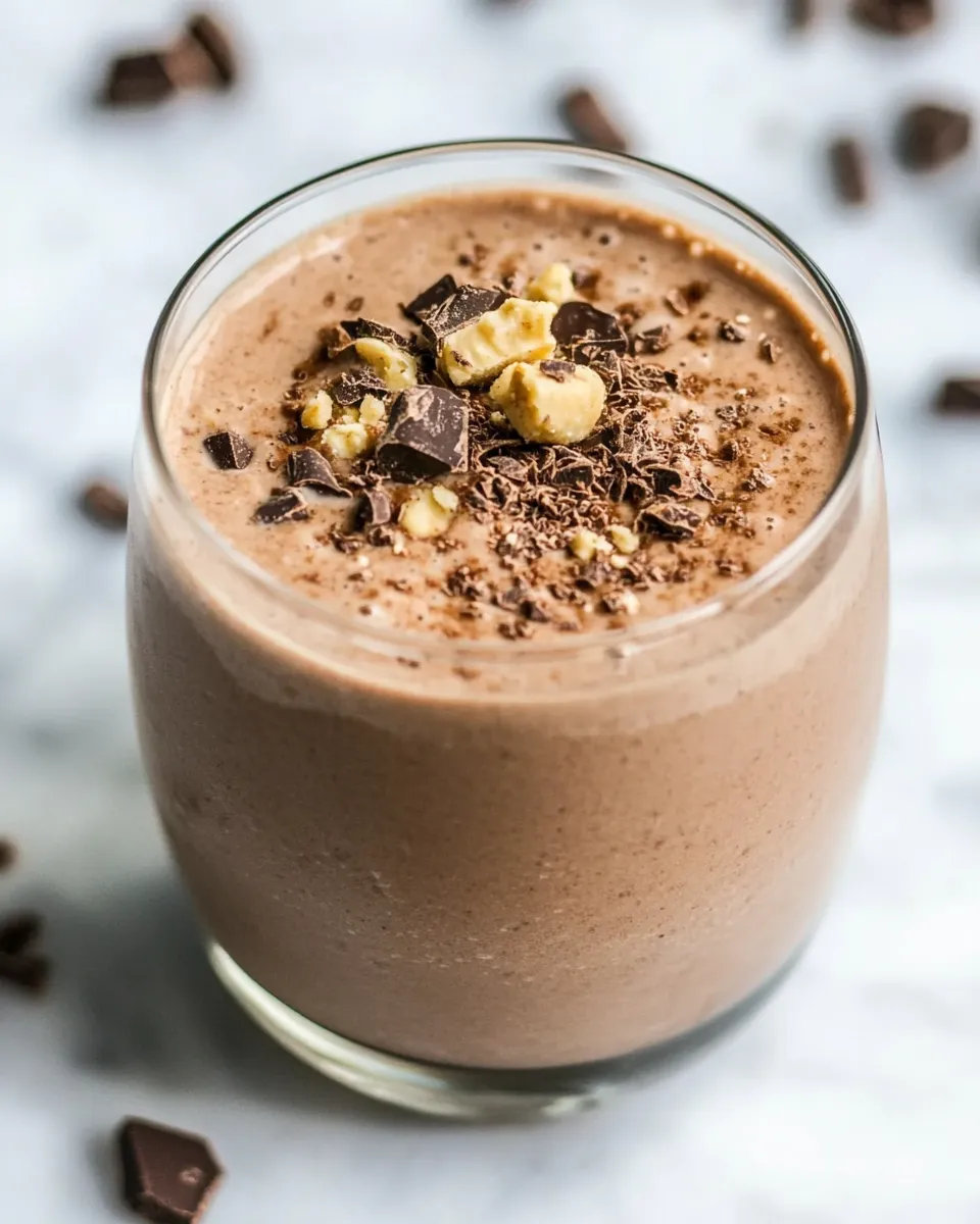 Delicious Peanut Butter-Chocolate Protein Shake image