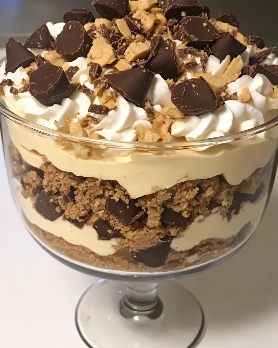 Easy Peanut Butter Cup Trifle recipe photo