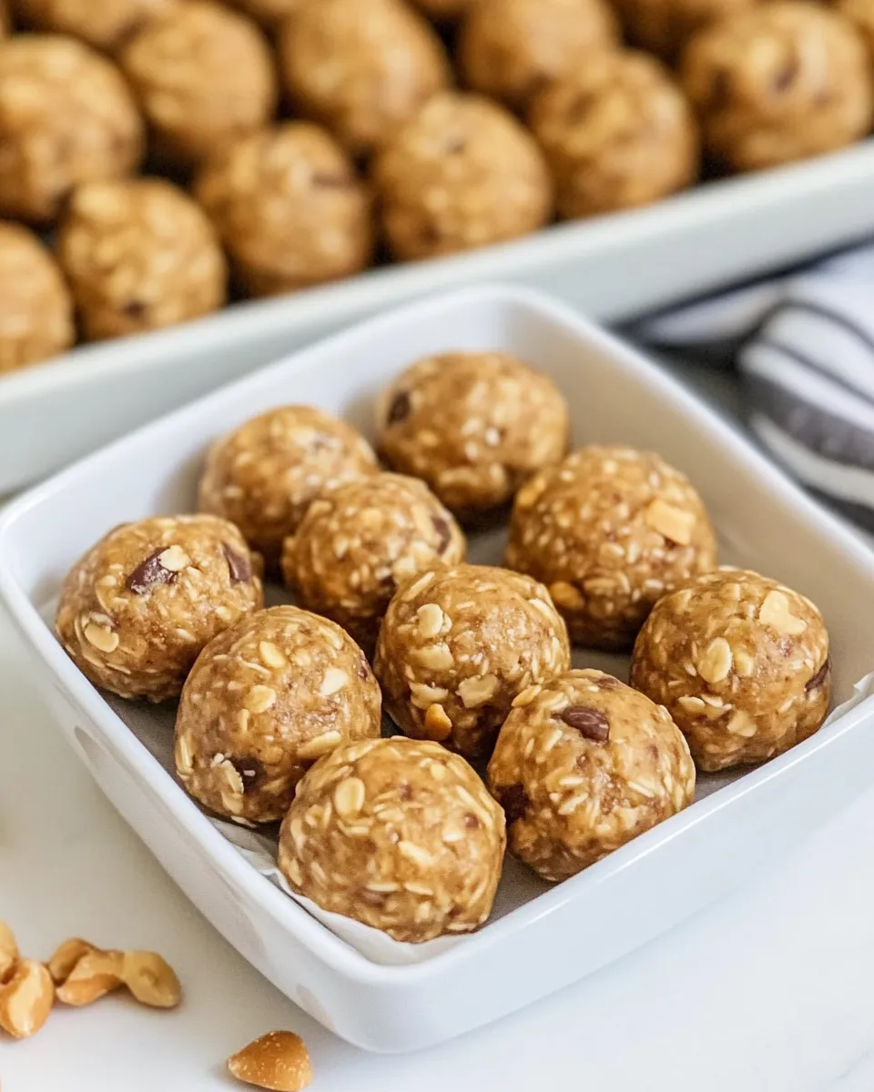 Easy Peanut Butter Energy Balls recipe photo