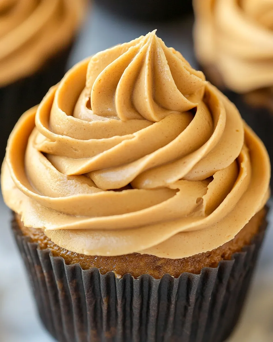 Easy Peanut Butter Frosting Recipe shot