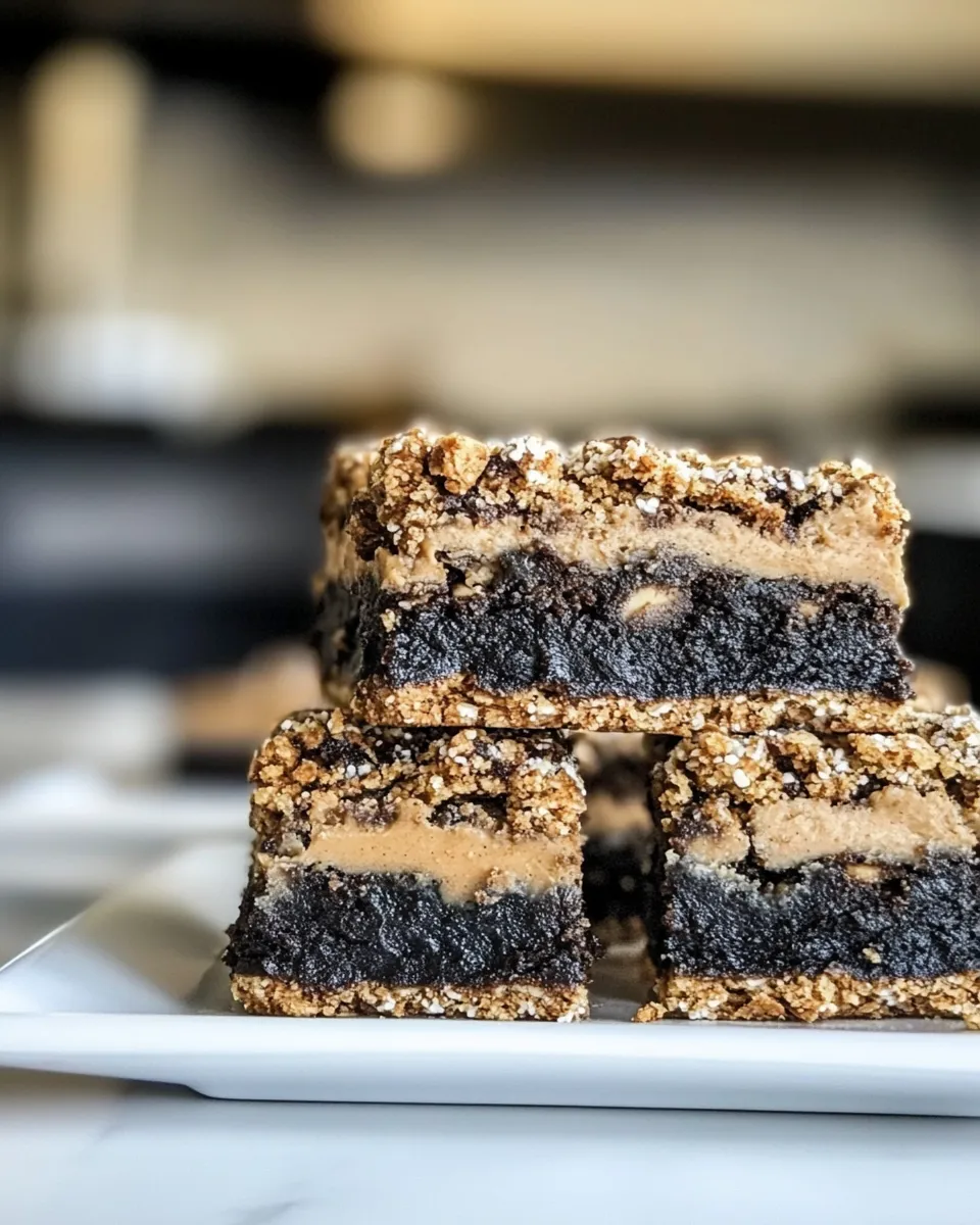 Delicious Peanut Butter Fudge Pretzel Brownies. image