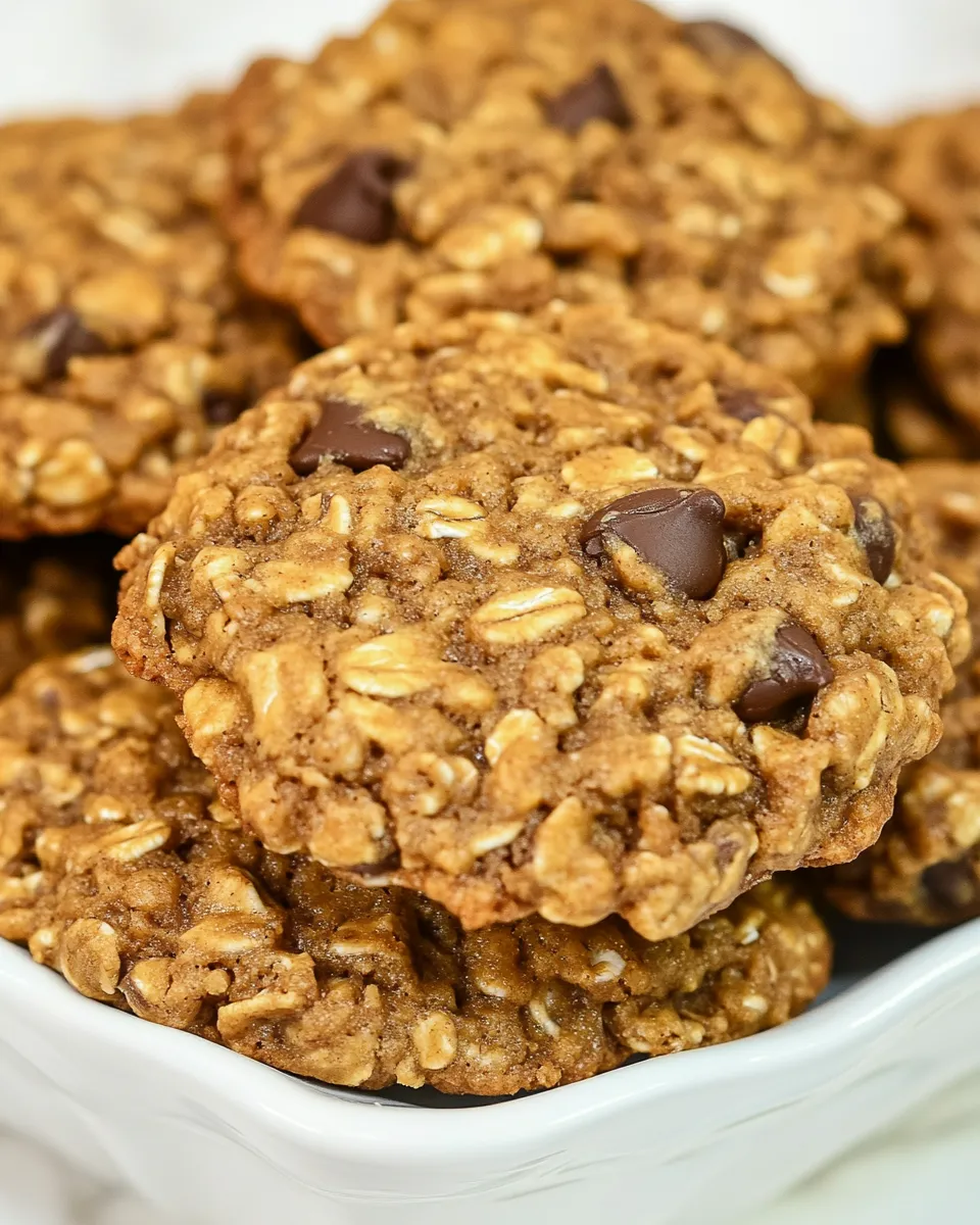 Easy Peanut Butter Oatmeal Protein Cookies photo