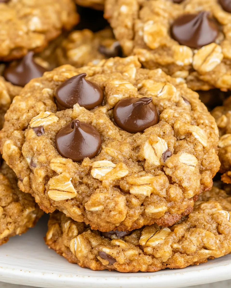 Quick Peanut Butter Oatmeal Protein Cookies shot