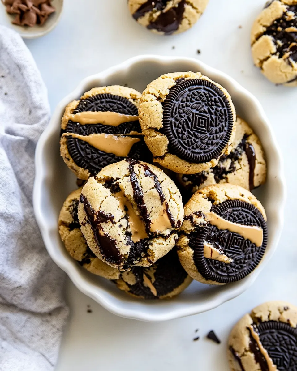 Easy Peanut Butter Oreo Cookies recipe photo