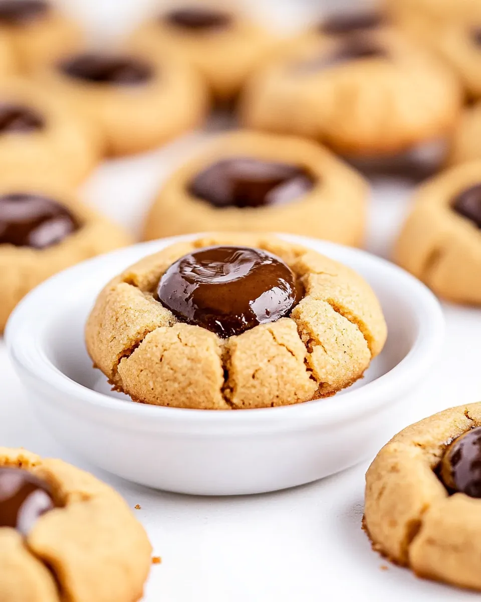 Delicious Peanut Butter Thumbprint Cookies shot