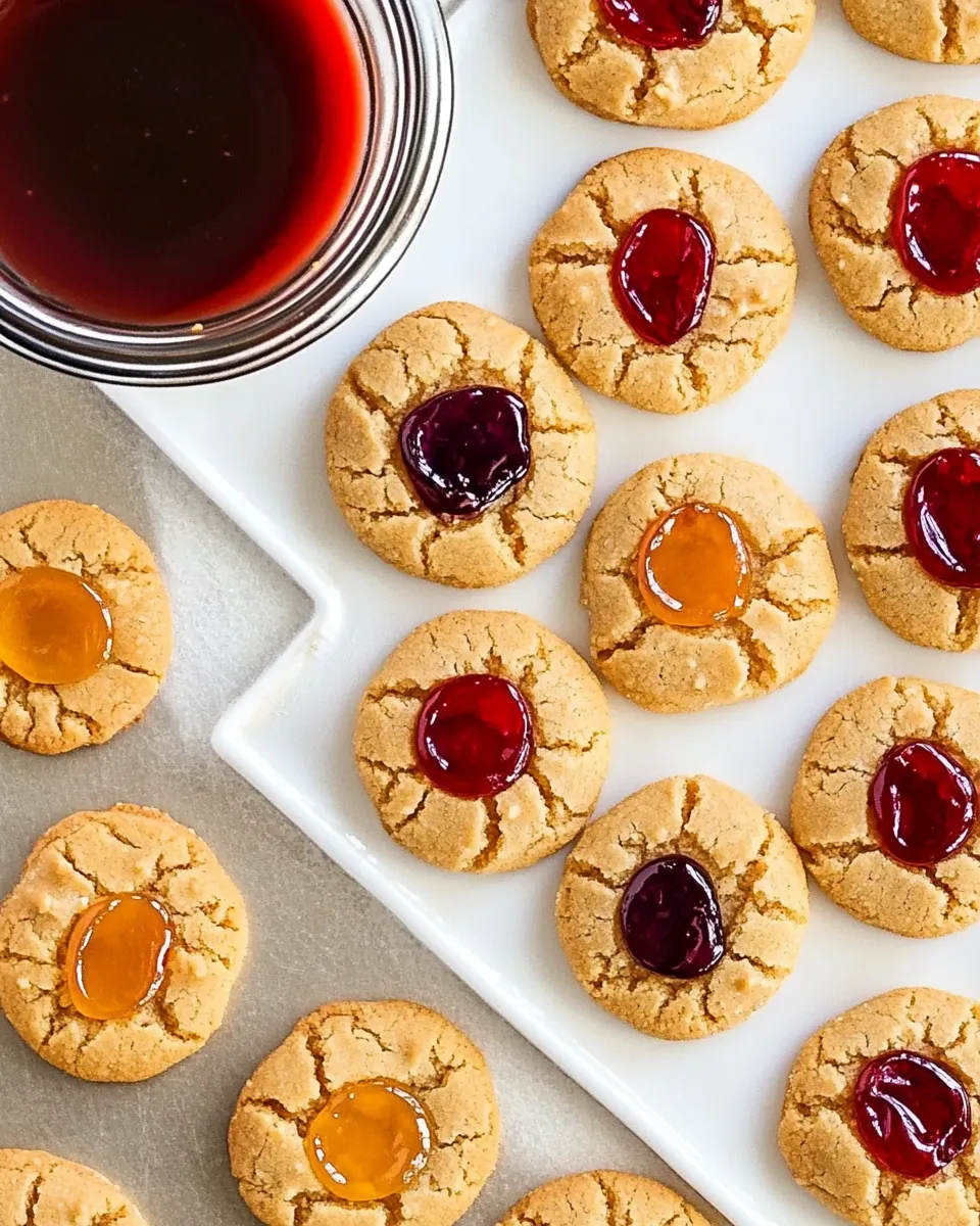 Homemade Peanut Butter and Jelly Cookies photo