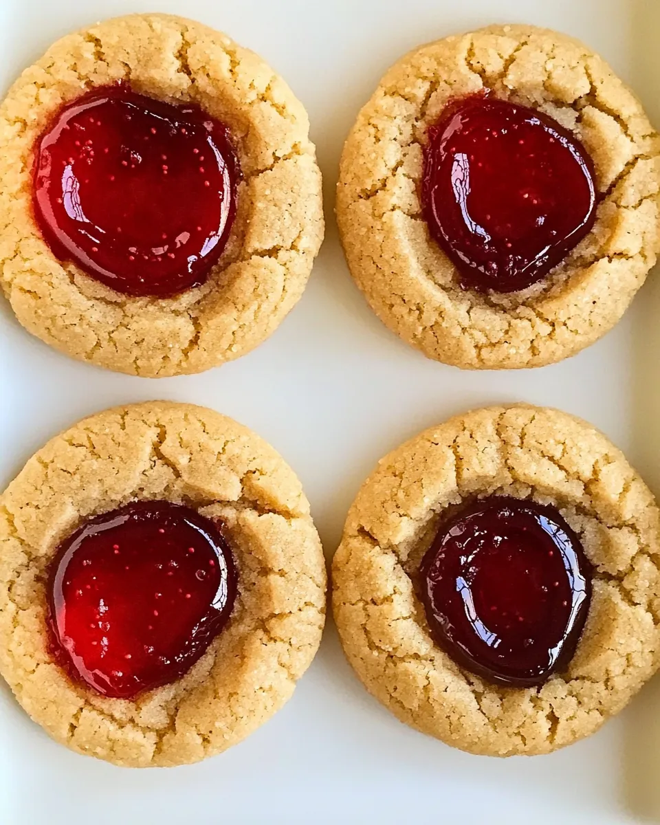 Classic Peanut Butter and Jelly Cookies image
