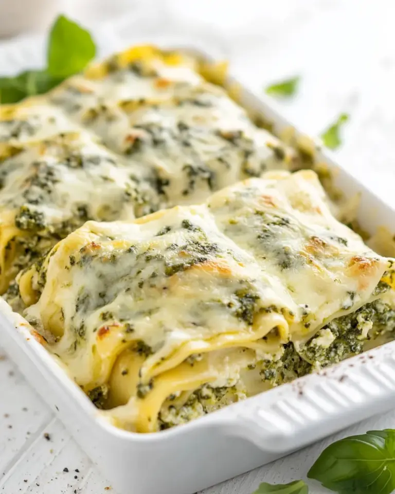 Homemade Pesto Lasagna Rolls photo