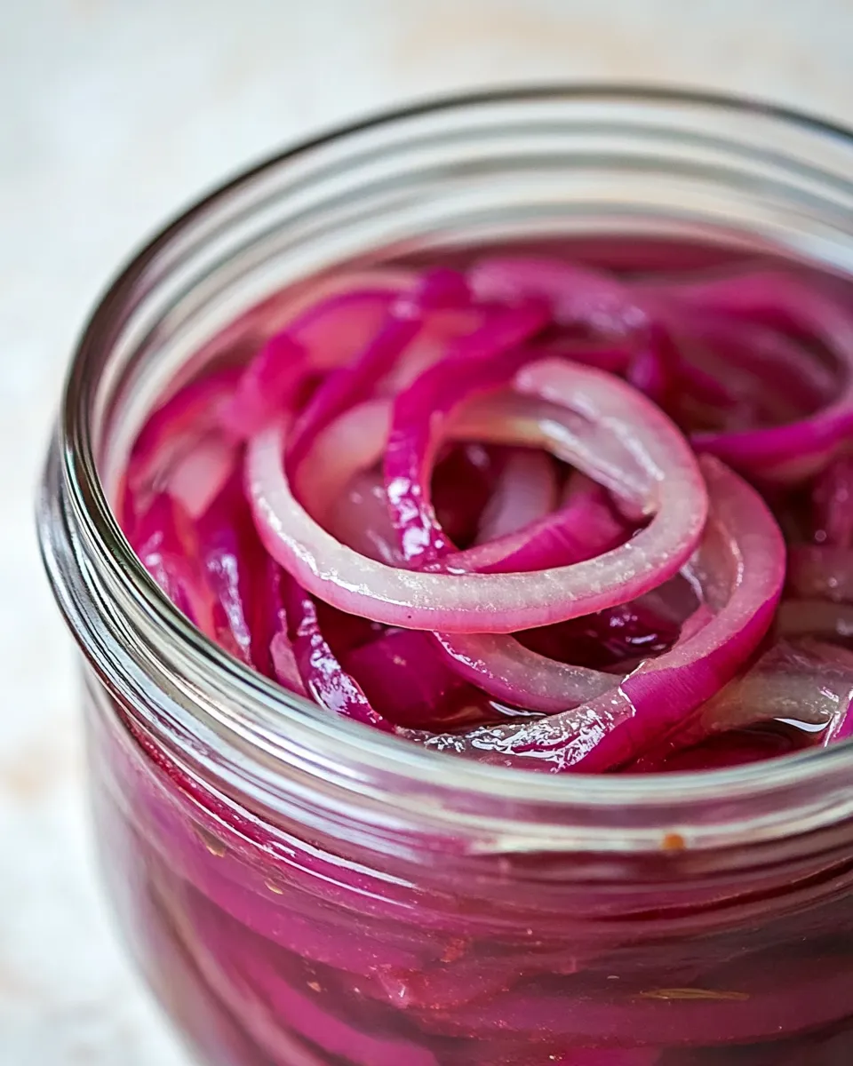 Delicious Pickled Red Onions recipe picture