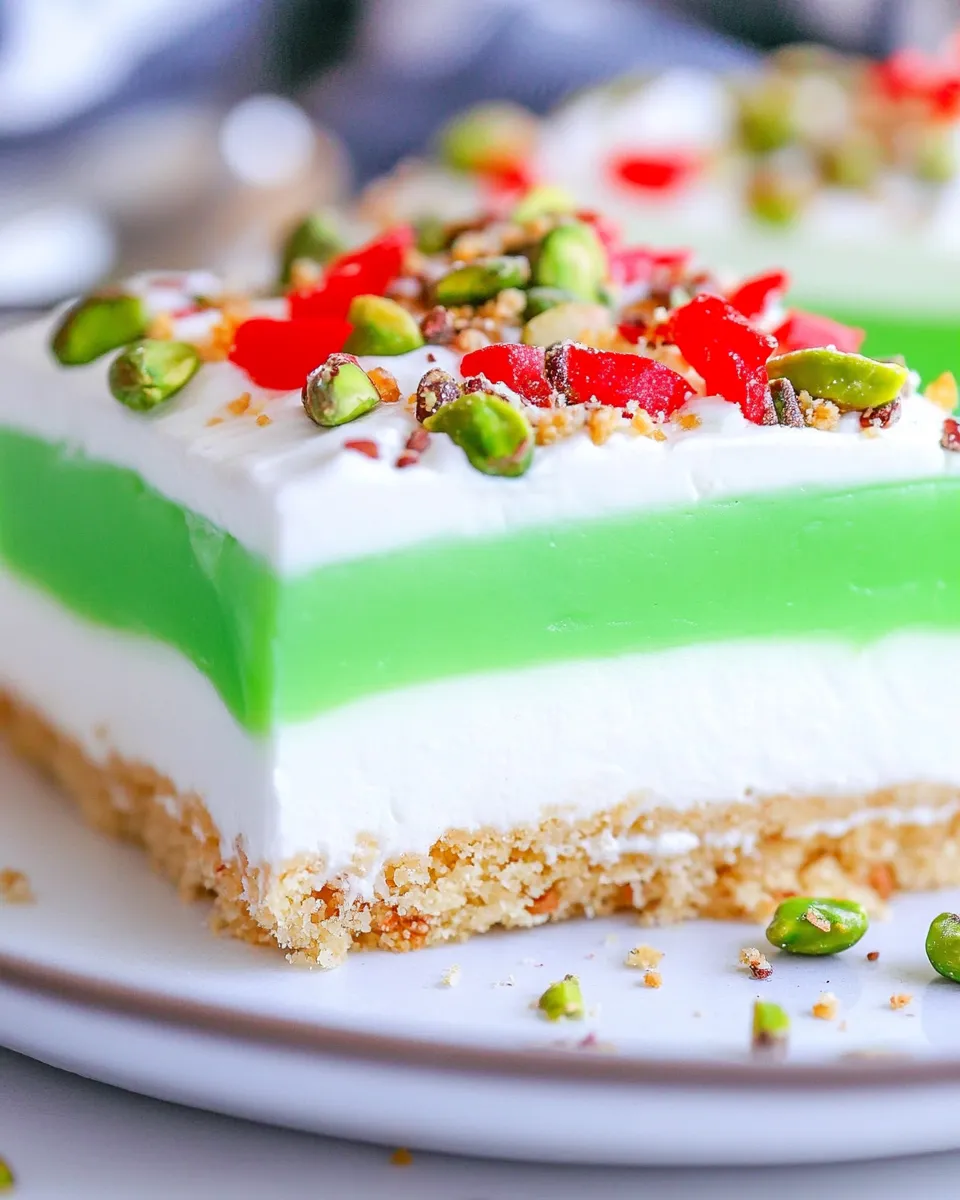 Easy Pistachio Dessert Recipe shot