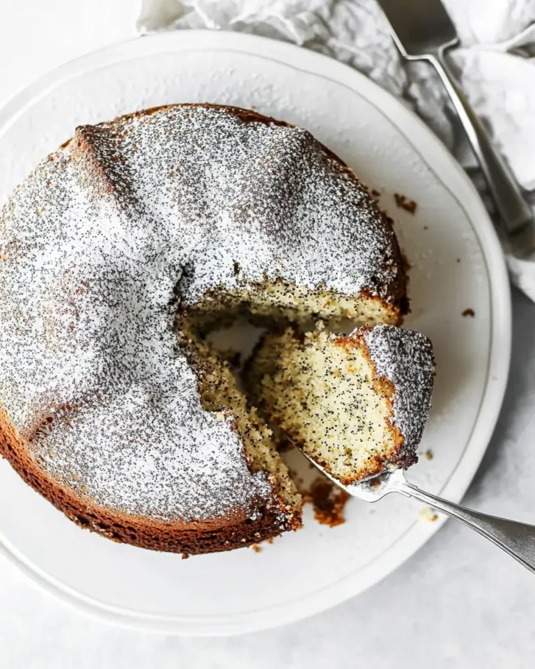Homemade Poppy Seed Cake photo