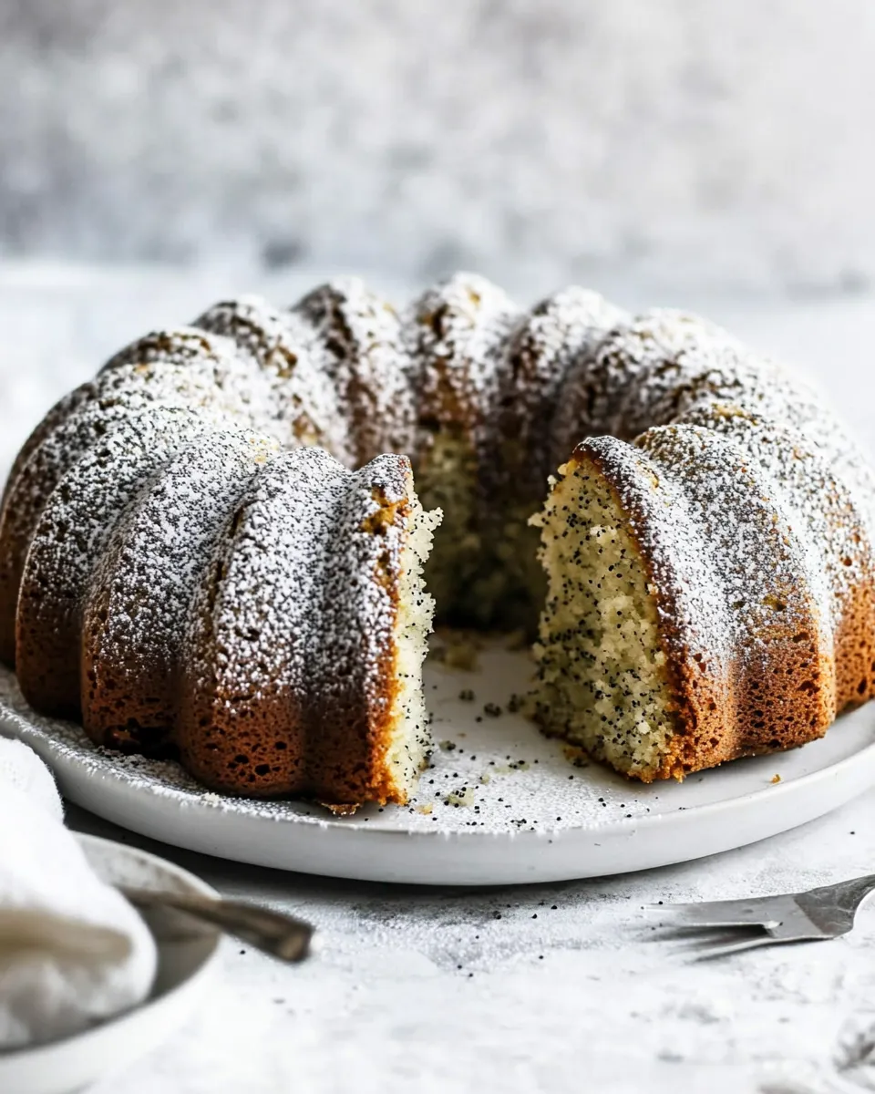 Classic Poppy Seed Cake image