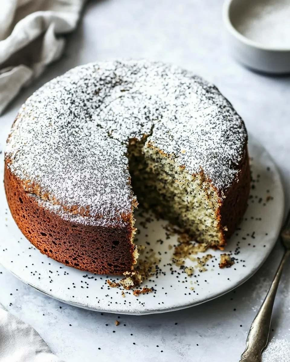Easy Poppy Seed Cake recipe photo