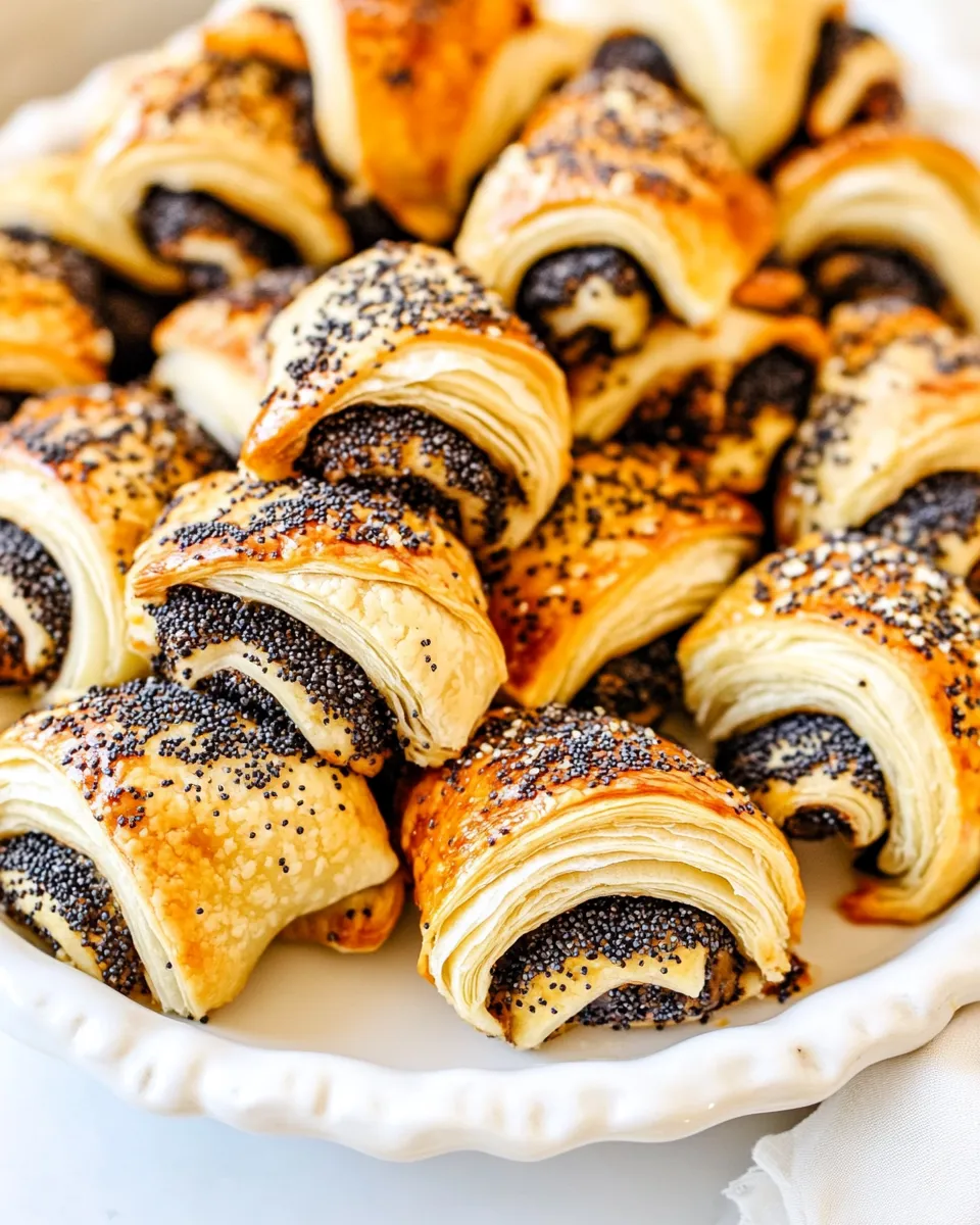 Homemade Poppy Seed Rugelach photo