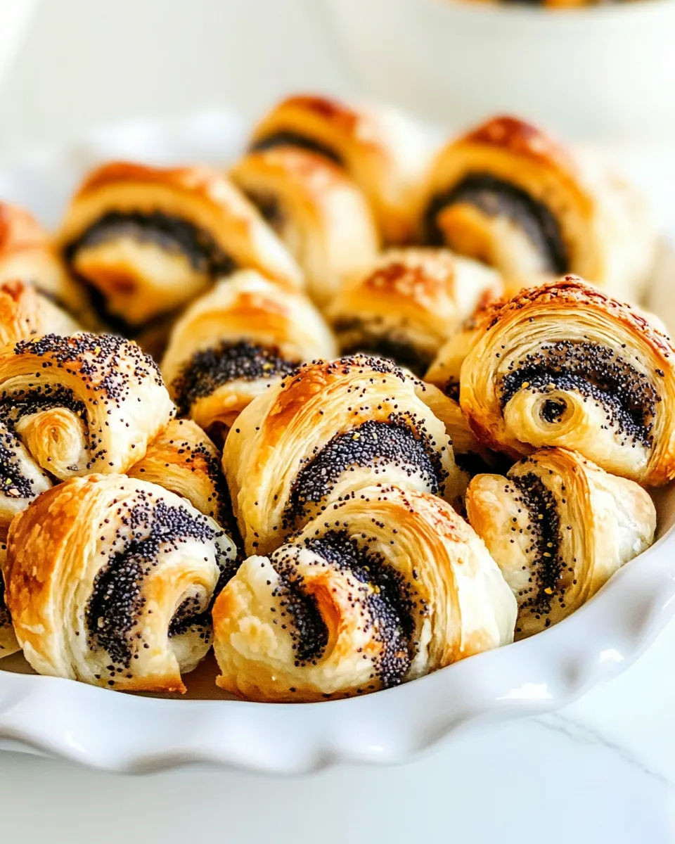 Easy Poppy Seed Rugelach recipe photo